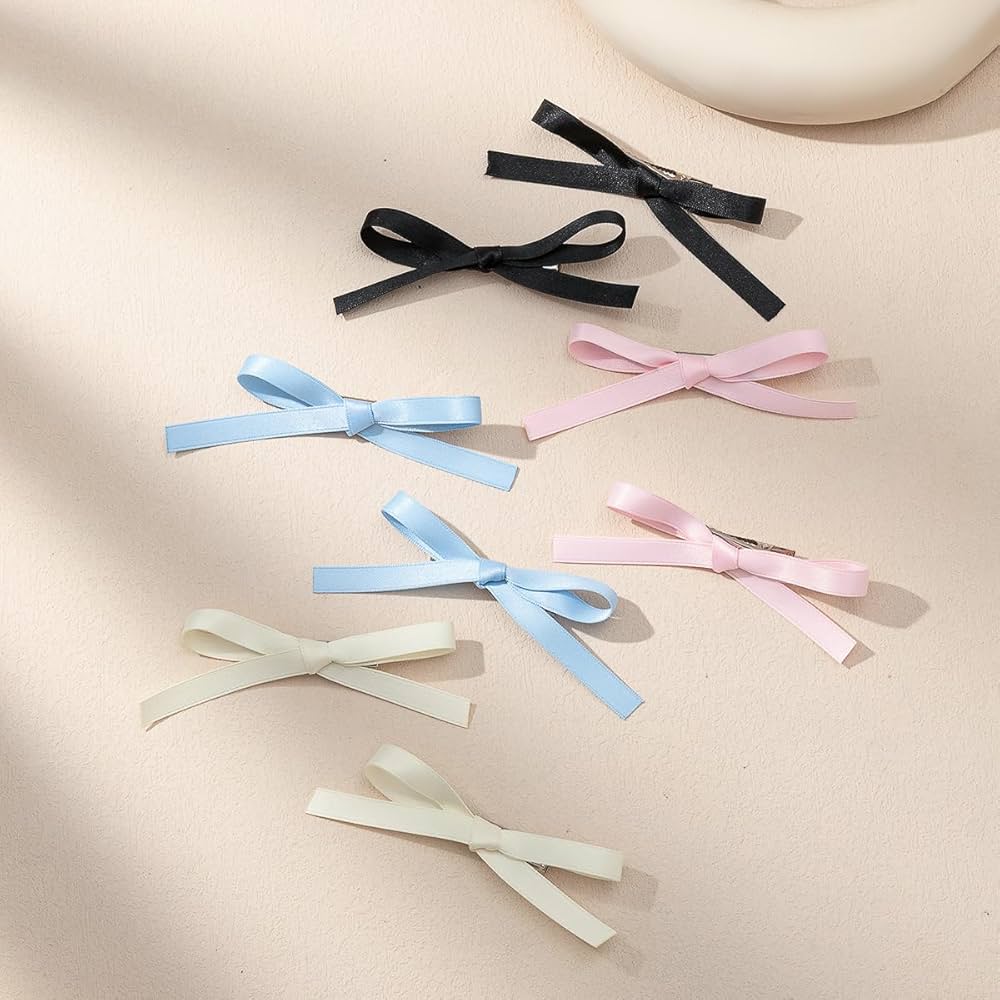 ヘアアクセサリー TATIANA Marbled Curve Ribbon Hair Crow Clip HB2259 TATIANA】Marbling Curve Ribbon Hair Claw Clip HB2259